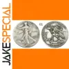 1916 Walking Liberty Skull Metal Coin