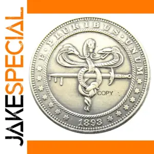 Vintage US-style Reproduction Coin with Patriotic Motif