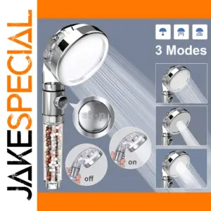 High-Pressure Water-Saving Shower Head