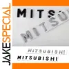 Mitsubishi 3D Front Hood Badge Sticker 35cm