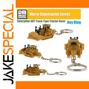 Miniature Caterpillar D8T Keychain Collectible