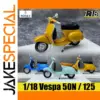 Vespa 1/18 Scale Model in Vibrant Yellow