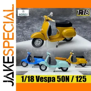 Vespa 1/18 Scale Model in Vibrant Yellow