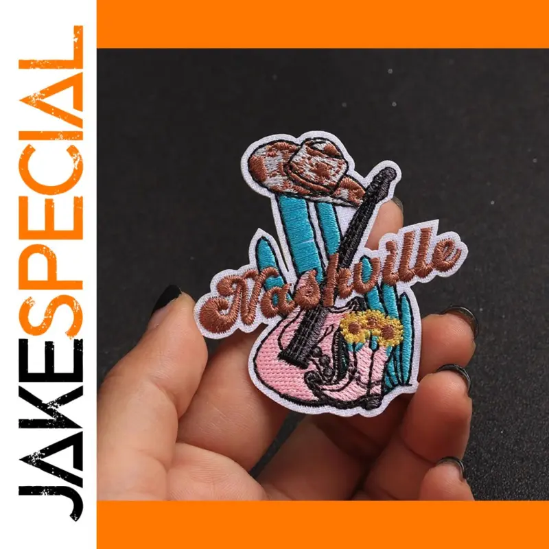 Express Your Style with the Guitar Cactus 3D Embroidered Iron-On Patch 1 91297dde06c94f0b8d532a1c product image