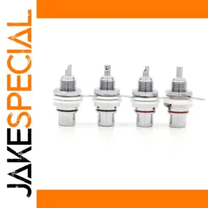 High-Grade Rhodium Plated RCA Female Socket 100pcs