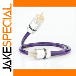 Purple OFC Power Cable for High-Fidelity Audio