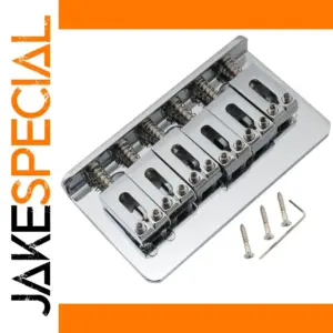 Pro 54mm Hardtail Fixed Guitar Bridge Chrome
