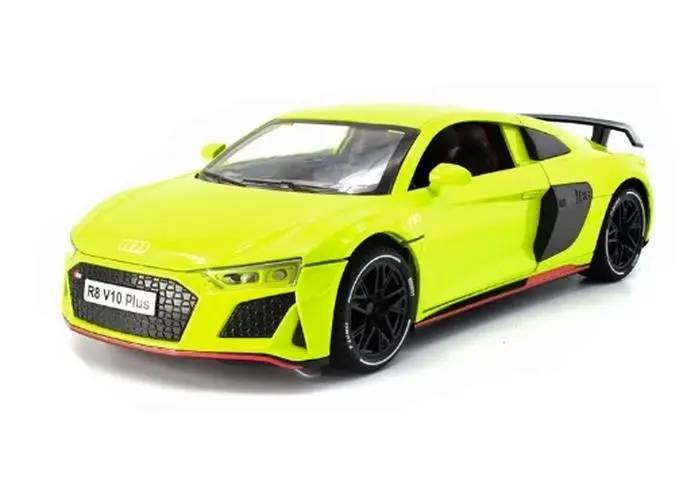 Vibrant Green 1:24 R8 V10 Plus Diecast Model 7 Vibrant Green 1:24 R8 V10 Plus Diecast Model - Image 7