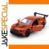 Vibrant Orange Alloy Sports Car Model