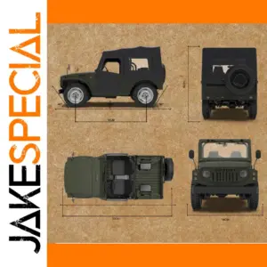 1:10 Scale Suzuki LJ Off-Road RC Vehicle