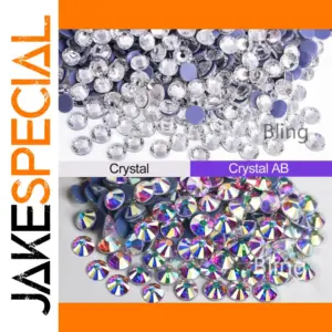 Crystal AB Hot Fix Rhinestones SS3-SS50 1,440pcs Each