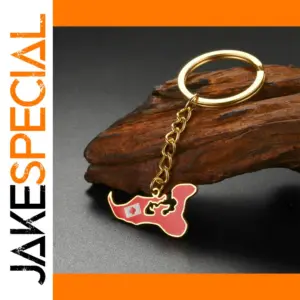 Stainless Steel Tonga Map Keychain