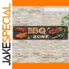 Vintage BBQ Zone Metal Sign 40cm x 10cm