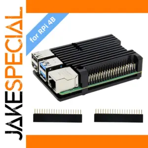 Aluminum Raspberry Pi 4B Case with Passive Cooling