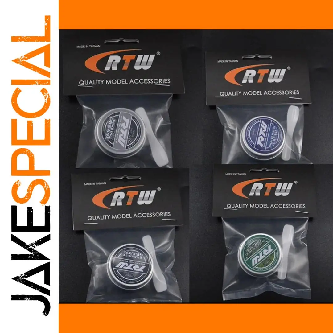 RTW 4-Color Model Gear Oil Set, 15g Each 1 RTW 4-Color Model Gear Oil Set, 15g Each