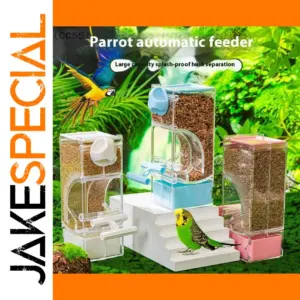 Colorful Automatic Bird Feeder for Small Birds