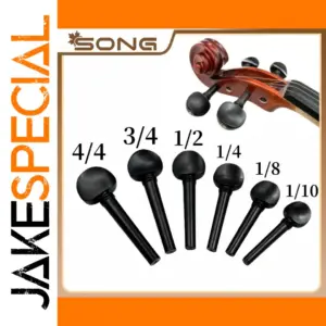 Ebony Violin Tuning Pegs Set for All Sizes