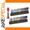 Impact Bit Set with Color Coding and Magnetic Holder