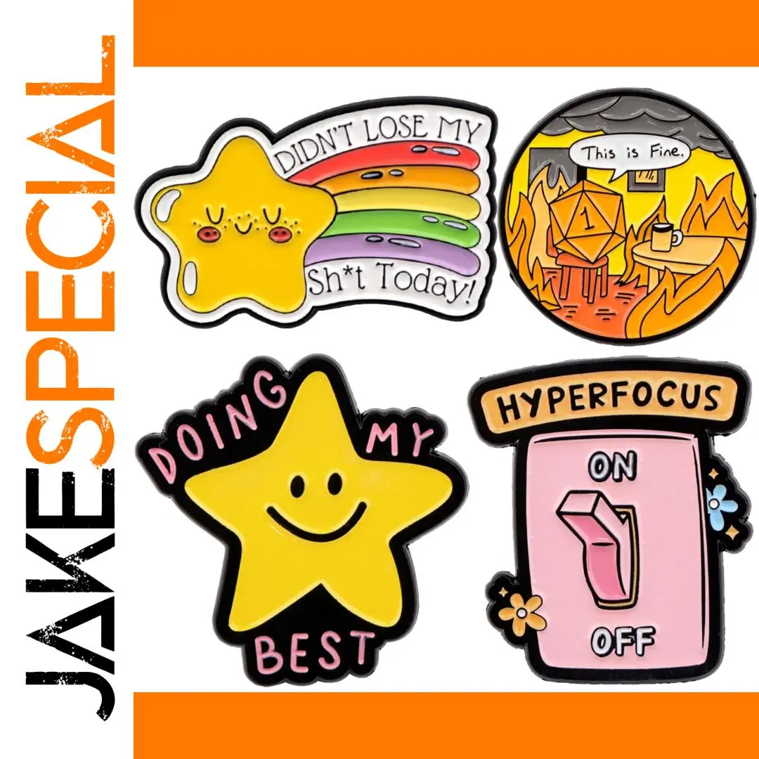 Vibrant Cartoon Star Brooch for Fashion 1 Vibrant Cartoon Star Brooch for Fashion