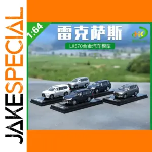 Lexus LX570 1:64 Diecast Model in Black and Silver