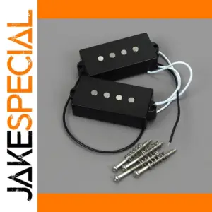 Alnico 5 Open Style PB Bass Pickup Set
