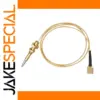 Gold Gas Thermocouple for Fireplace Safety 600mm/1200mm