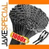 1000-Pack Nylon Cable Ties Assorted Sizes