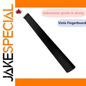 Premium Ebony Fingerboard for Viola 15–17 Inches