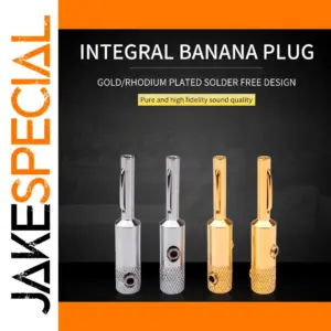 Premium ZHUJI Banana Plugs Set, 50 Pieces