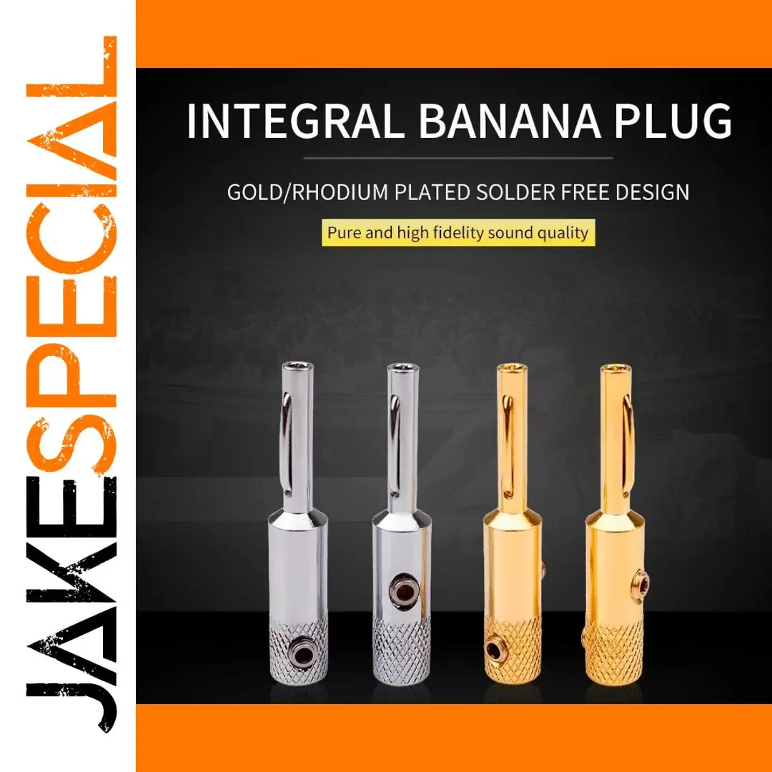 Premium ZHUJI Banana Plugs Set, 50 Pieces 1 Premium ZHUJI Banana Plugs Set, 50 Pieces