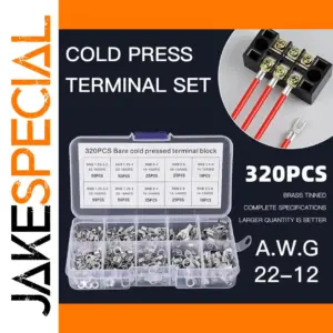 320-Piece Electrical Terminal Set for Wiring