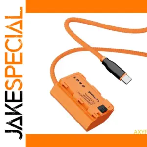 Canon A7 Series Dummy Battery with 60cm Braided Cable