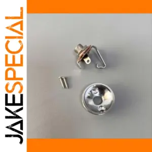 Electric Guitar Socket with T-Hole, Silver Finish