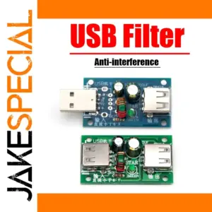 USB Noise Filter Circuit Board 5V, 1000UF Capacitor