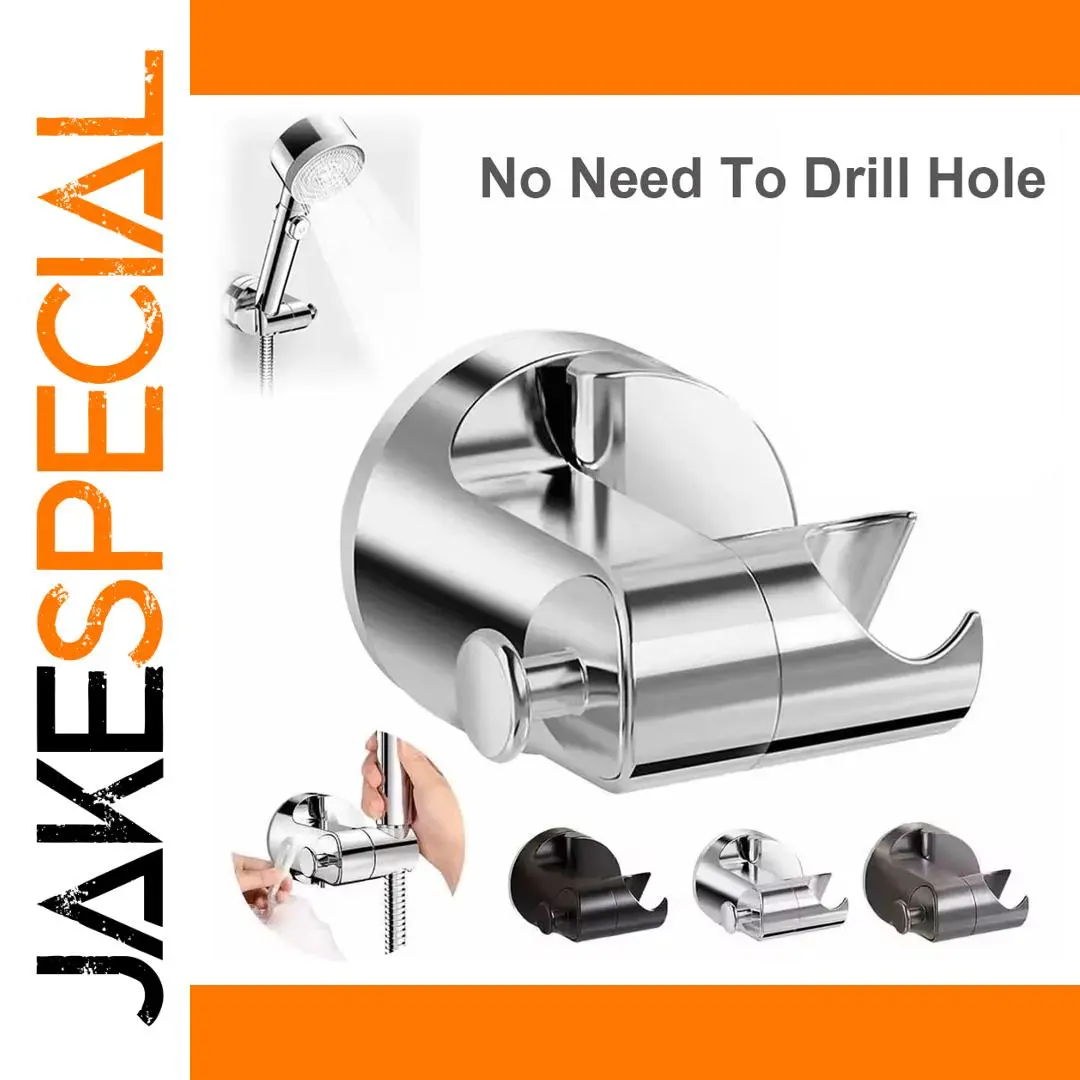 Modern Stainless Steel Shower Head Holder 1 Modern Stainless Steel Shower Head Holder
