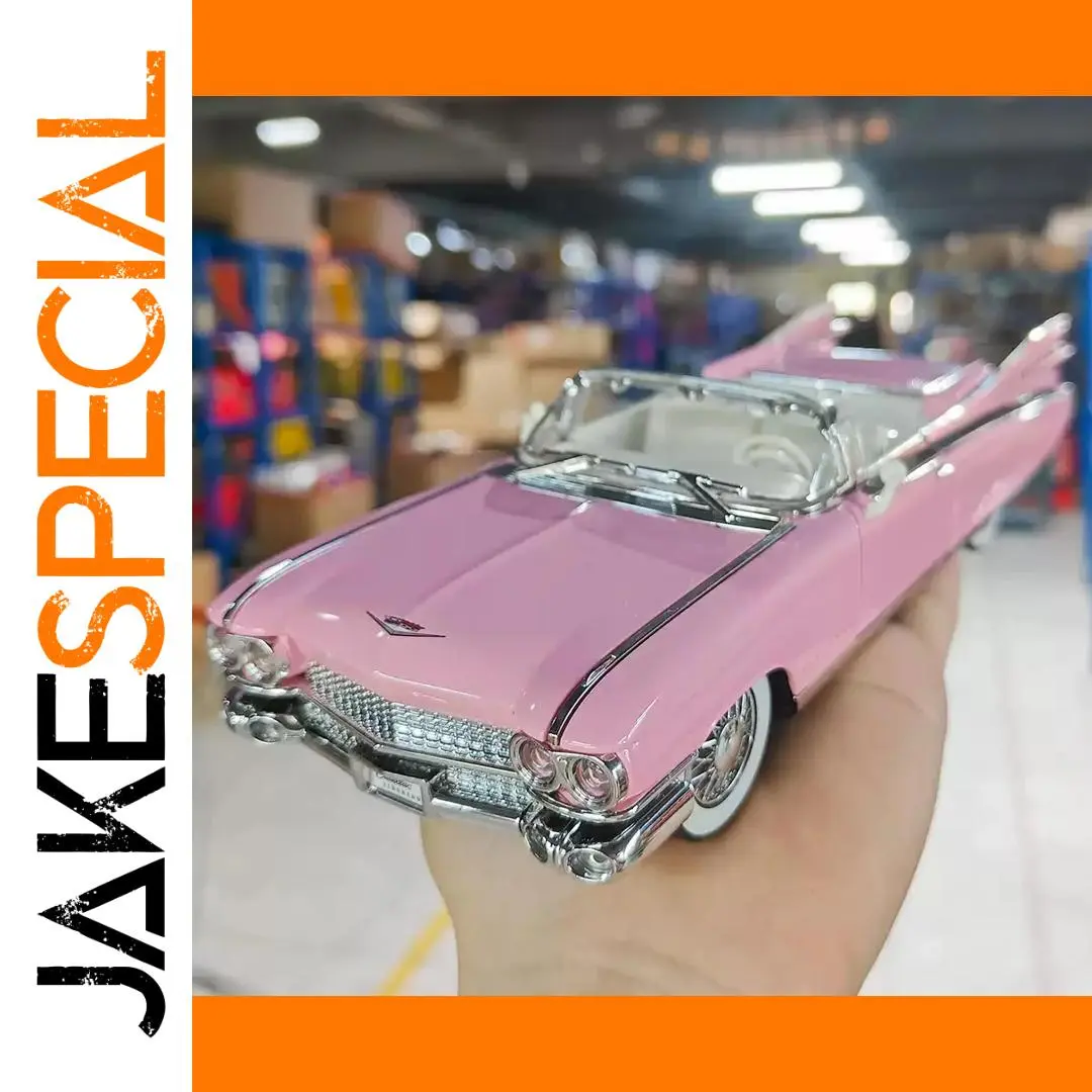 1959 Cadillac Eldorado Die-Cast Model in Pastel Pink 1 1959 Cadillac Eldorado Die-Cast Model in Pastel Pink