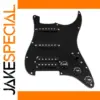 Black Pre-Wired Strat Pickguard for HSS Guitars