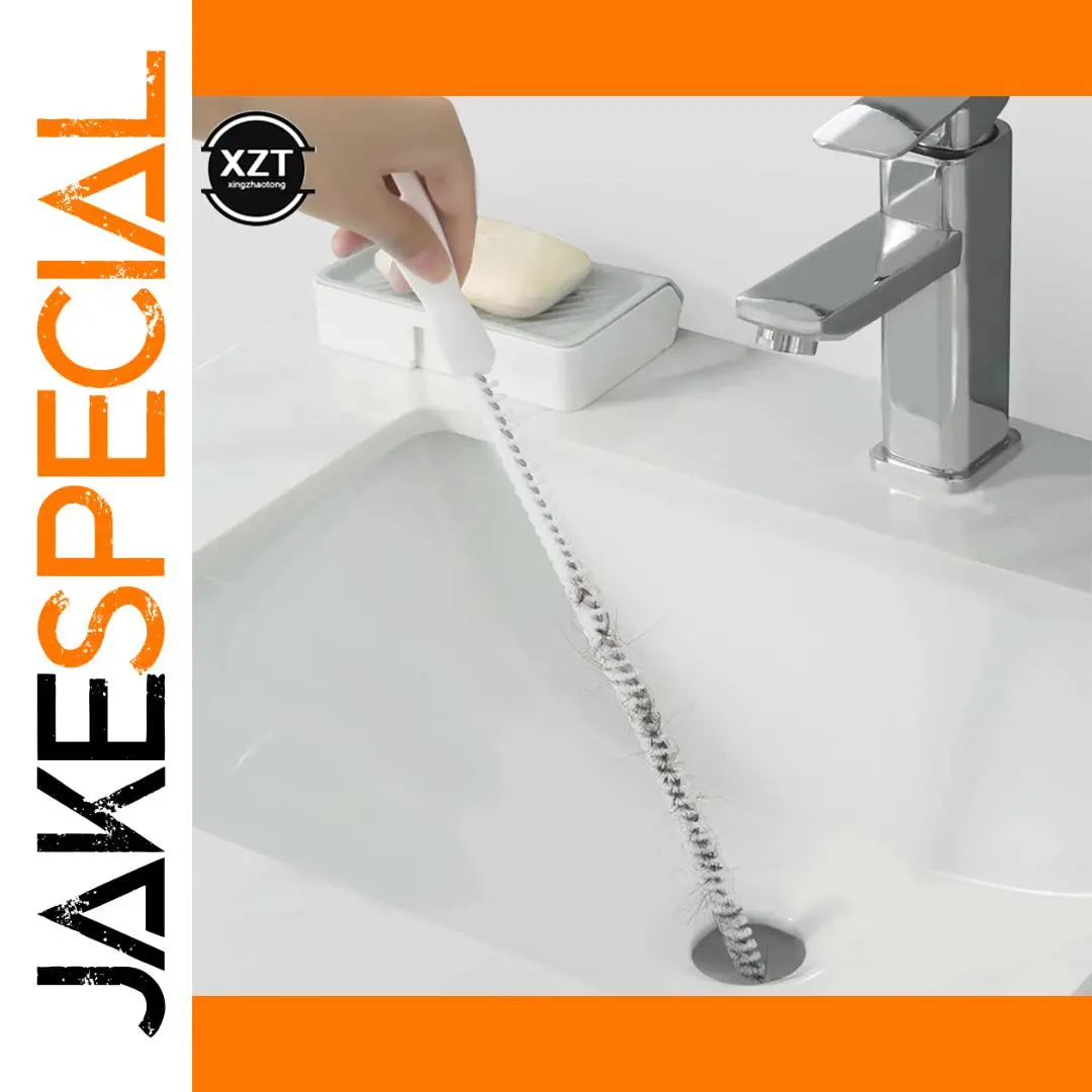 45cm Flexible Drain Cleaning Brush for Pipes 1 45cm Flexible Drain Cleaning Brush for Pipes