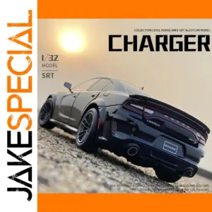 Black Dodge Charger SRT Hellcat 1:32 Diecast Model