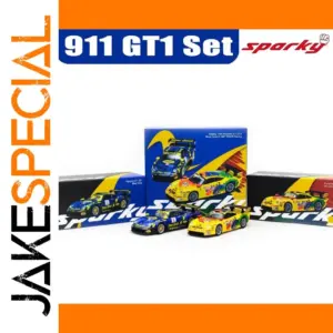 Blue Porsche 911 GT1 1:64 Die-Cast Model