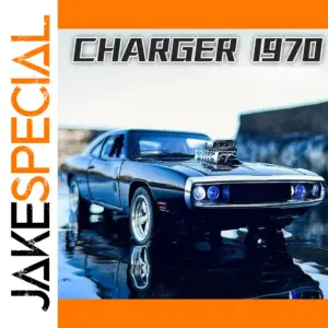 1970 Dodge Charger 1:32 Diecast Model Black
