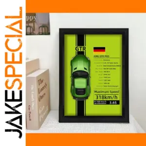 Green AMG GTR PRO 1:32 Scale Diecast Model Display