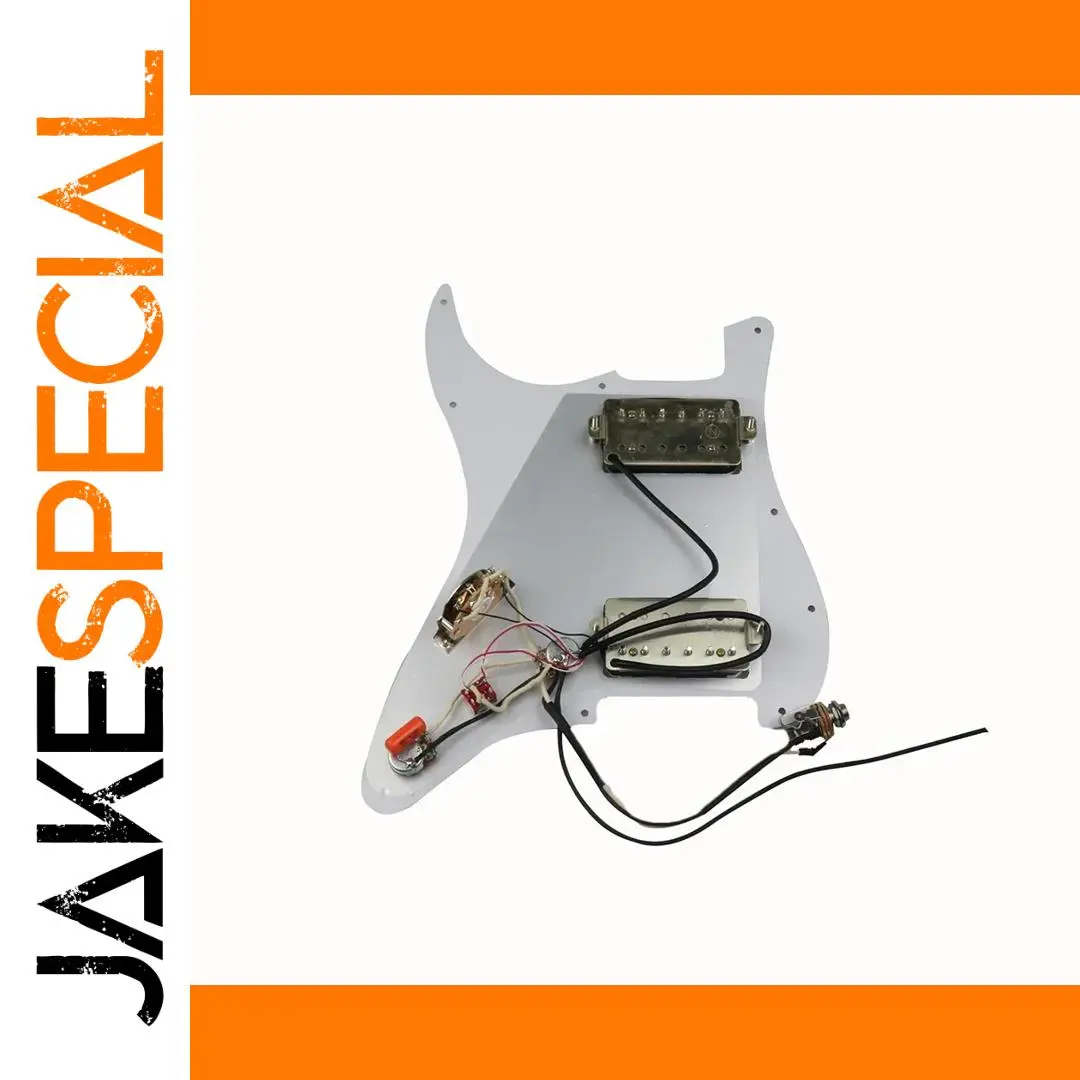 Loaded Strat Pickguard with Humbuckers 1 Loaded Strat Pickguard with Humbuckers