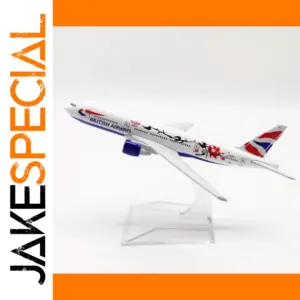 British Plum Blossom Airways B777 Diecast Model