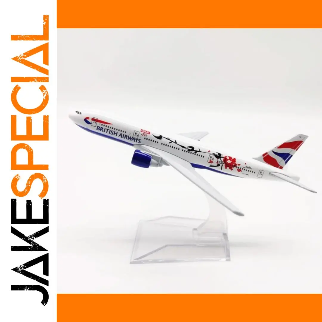 British Plum Blossom Airways B777 Diecast Model 1 British Plum Blossom Airways B777 Diecast Model