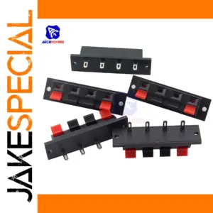 4-Pin Speaker Terminal Block Set for Audio Projects