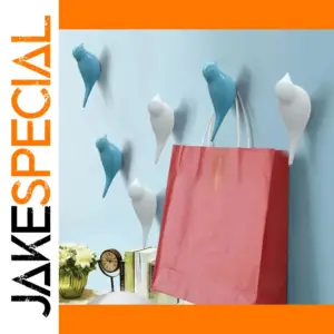 Bird-Shaped Wall Hook in Eco-Resin