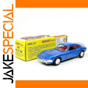 Vibrant Blue Opel GT 1900 Diecast Model 1:43