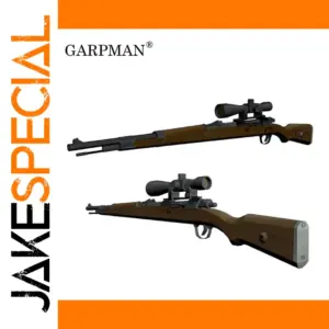 German 98K Sniper Paper Model 120cm