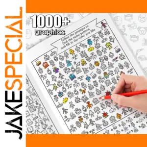 Vibrant Robot Puzzle Book for Kids